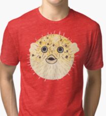 Pufferfish Pop Tri-blend T-Shirt