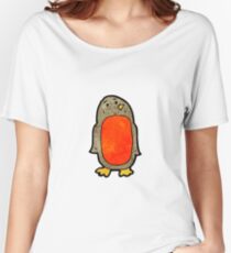 cartoon robin Women's Relaxed Fit T-Shirt