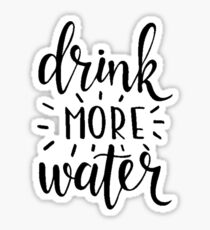 Pegatina Bebe más agua