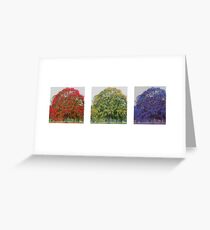 Red, Green, Blue Greeting Card