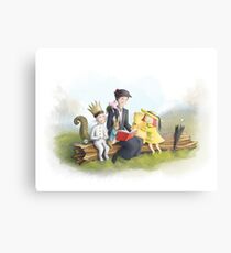 Classic Storybook Characters Canvas Print