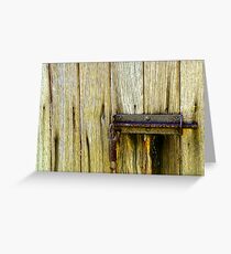 Rustic Greeting Card