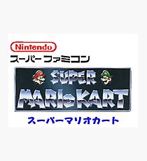 Mario Kart logo v2 Photographic Print