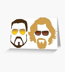 The Dude and Walter Greeting Card