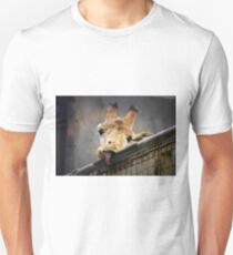 A flick of the tongue - Giraffe Unisex T-Shirt