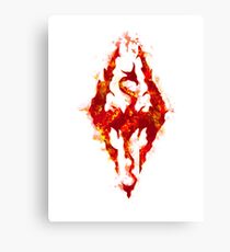 Fus ro dah - Fire Canvas Print