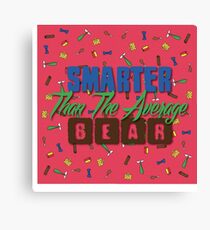 Smarter Than The Average Bear Canvas Print