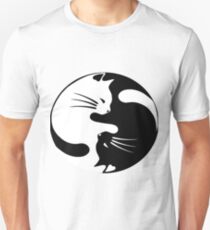 Ying yang cat Unisex T-Shirt