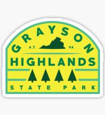 Pegatina Calcomanías de Grayson Highlands State Park