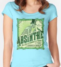 Absinthe Label Fitted Scoop T-Shirt