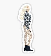 Lemonade Typography Sticker