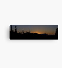 Horizon Orange Alert! Canvas Print