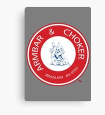 Armbar & Choker BJJ Canvas Print