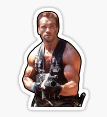predator arnold Sticker