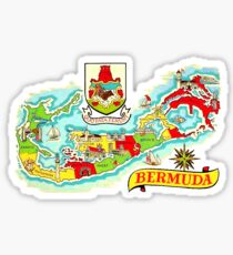Bermuda Vintage Travel Decal Sticker