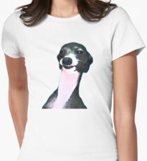 Kermit-Hundeboy Tailliertes T-Shirt für Frauen