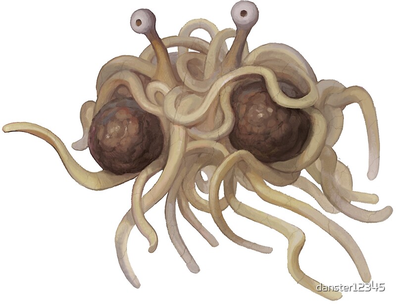 "Flying Spaghetti Monster" Art Prints by danster12345 | Redbubble