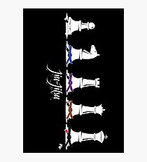 Human Chess Photographic Print
