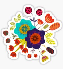 Magical night garden Sticker
