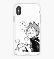 HAIKYUU: Hinata Eating Senpai's Pork Buns iPhone Case