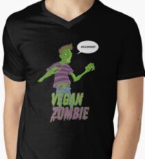 Vegan Zombie Men's V-Neck T-Shirt