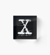 the x files Acrylic Block