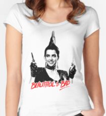 Beautiful & BAD (Nightmare on Elm Street 3: Dream Warriors) Women's Fitted Scoop T-Shirt