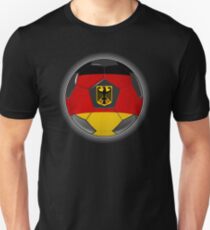 Germany - German Flag - Football or Soccer Unisex T-Shirt
