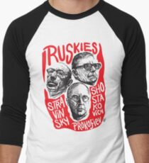 Ruskies-Russian Composers Men's Baseball ¾ T-Shirt