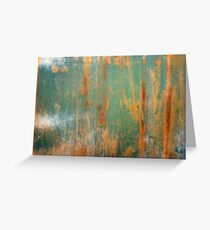 Green Abstract Greeting Card