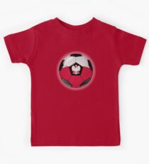 Polen - polnische Flagge - Fußball oder Fußball Kinder T-Shirt