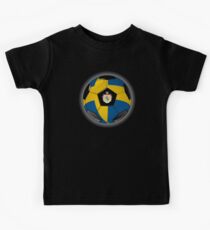 Schweden - schwedische Flagge - Fußball oder Fußball Kinder T-Shirt