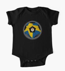 Sweden - Swedish Flag - Football or Soccer One Piece - Short Sleeve