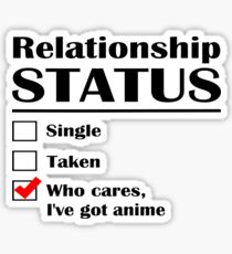 Relationship Status Anime Sticker