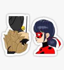 LadyNoir Spider-Man esque kiss Sticker