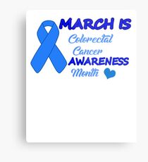 March Is Colorectal Cancer Awareness Month Shirt Metal Print