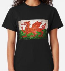 Wales Flagge Classic T-Shirt