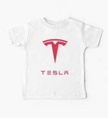 Tesla Car Logo Baby Tee