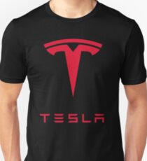 Tesla Car Logo Unisex T-Shirt