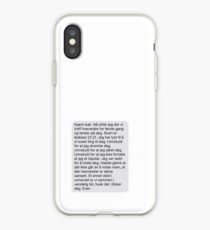 Skam Even Text iPhone Case
