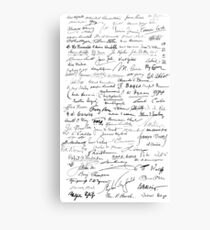 One Hundred Scientists by Tai's Tees Canvas Print