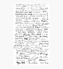 One Hundred Scientists by Tai's Tees Photographic Print