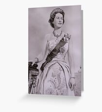 "Queen Elizabeth II" - Coronation Greeting Card
