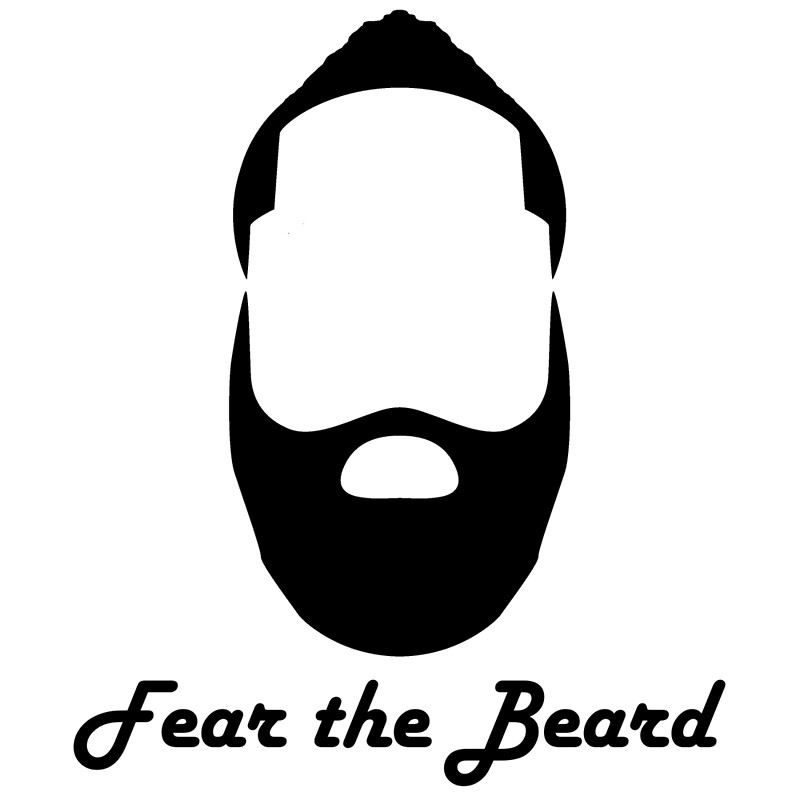 James Harden Fear The Beard By Haydenpowell Redbubble