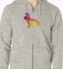 Hase Hoodie mit Reißverschluss