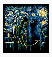 Starling Night (Arrow & Van Gogh) Photographic Print