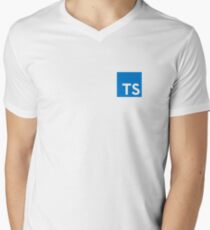 Typescript Men's V-Neck T-Shirt