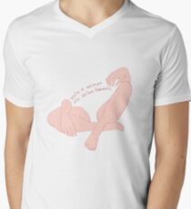 Femininity Men's V-Neck T-Shirt