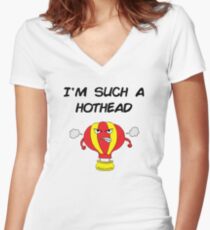 Hothead Women's Fitted V-Neck T-Shirt