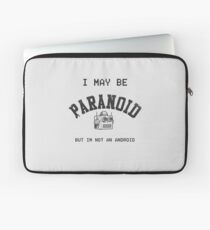 Paranoid Android - Radiohead - Black version Laptop Sleeve